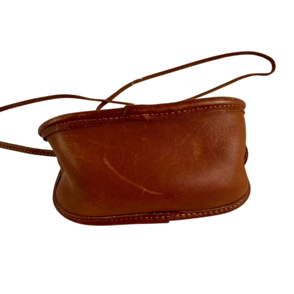 Genuine COACH Genuine Tan Leather Mini Crossbody Bag - Picture 3 of 10